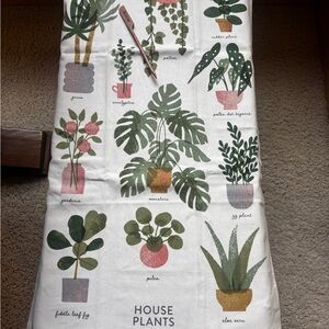 House Plants Decorative Tea Towel with Plant Stake